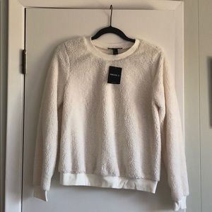 Soft white sweater forever 21